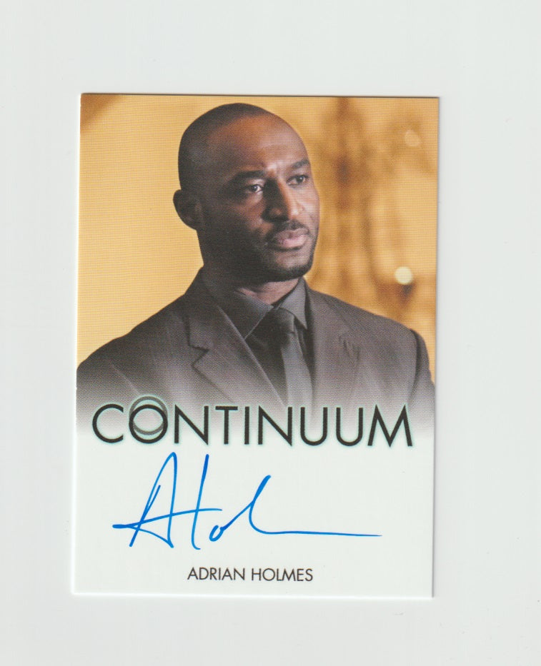 2015 Continuum Season 3 Full Bleed Autographs Adrian Holmes as Agent Warren