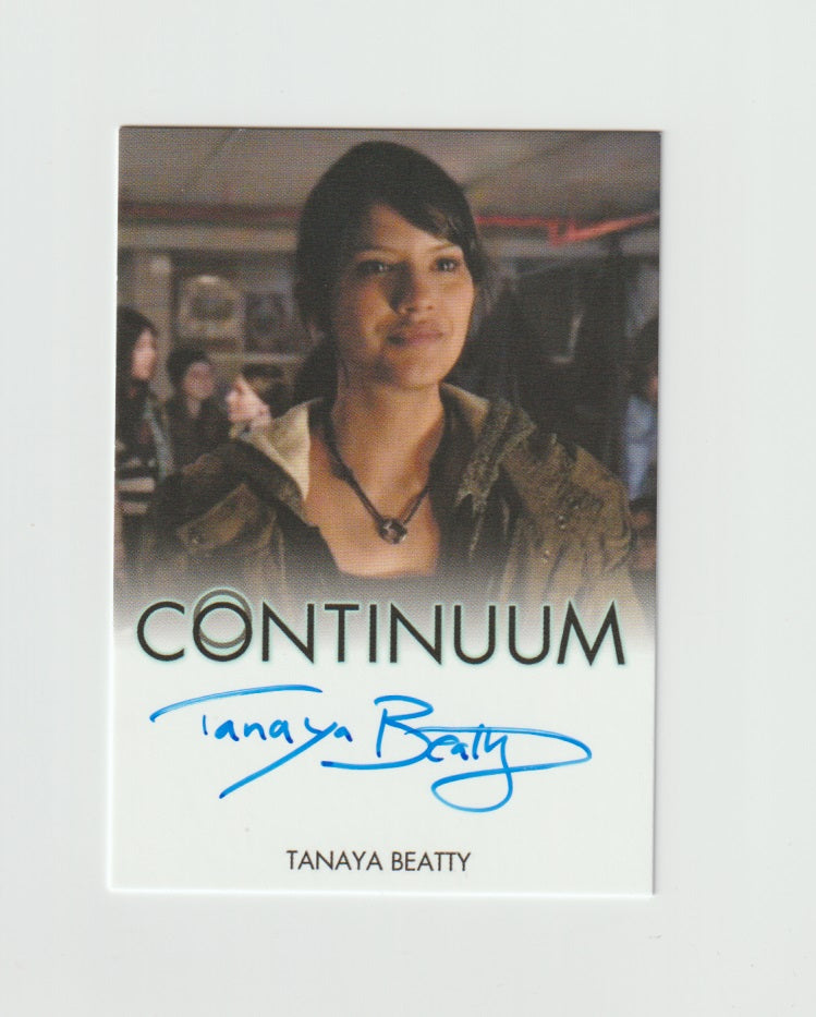 2015 Continuum Season 3 Full Bleed Autographs Tanaya Beatty as Rebecca