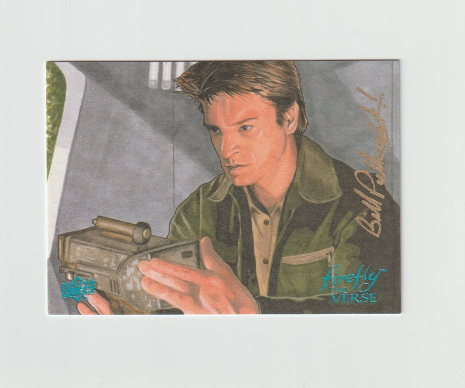 2015 Firefly The Verse Artist Autographs #96 Bill Pulkovski