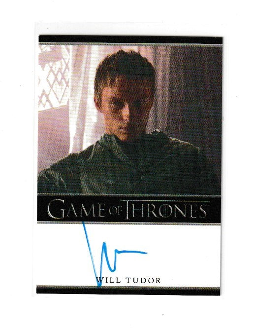 2015 Game of Thrones Season 4 Bordered Autographs Will Tudor as Olyvar