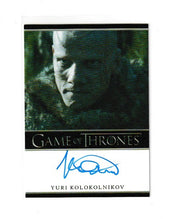 Load image into Gallery viewer, 2015 Game of Thrones Season 4 Bordered Autographs Yuri Kolokolnikov as Styr
