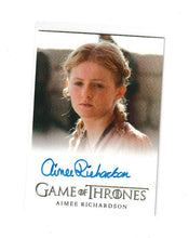 Load image into Gallery viewer, 2015 Game of Thrones Season 4 Full Bleed Autographs Aimee Richardson as Myrcella Baratheon
