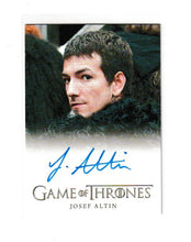 Load image into Gallery viewer, 2015 Game of Thrones Season 4 Full Bleed Autographs Josef Altin as Pypar
