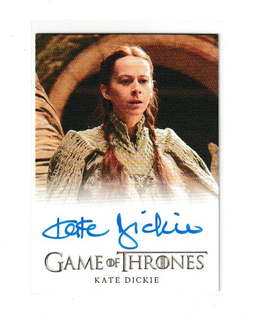 2015 Game of Thrones Season 4 Full Bleed Autographs Kate Dickie as Lysa Arryn