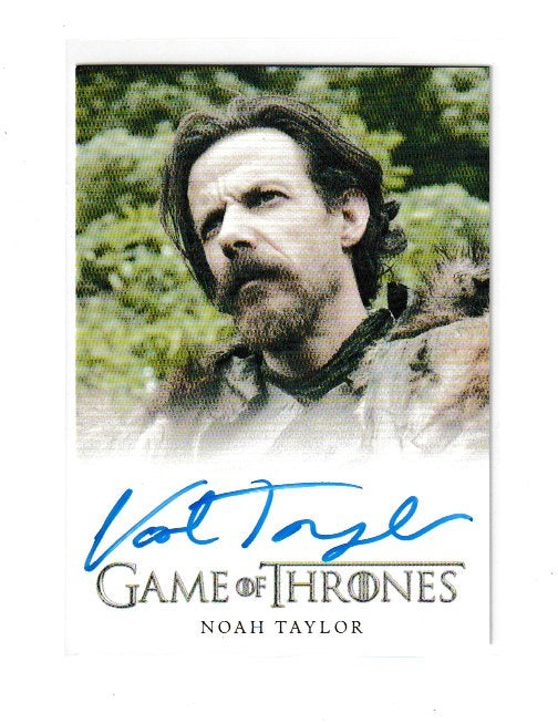 2015 Game of Thrones Season 4 Full Bleed Autographs Noah Taylor as Locke