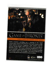 Load image into Gallery viewer, 2015 Game of Thrones Season 4 Gold #17 The Laws of Gods and Men
