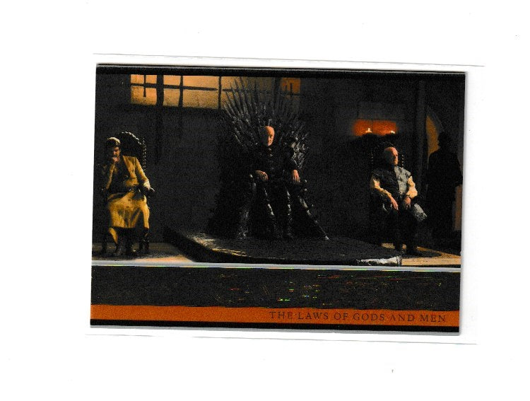 2015 Game of Thrones Season 4 Gold #17 The Laws of Gods and Men
