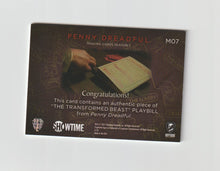 Load image into Gallery viewer, 2015 Penny Dreadful Season 1 Props #M07 The Transformed Beast Playbill

