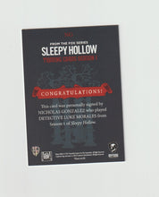 Load image into Gallery viewer, 2015 Sleepy Hollow Season 1 Autographs #NG Nicholas Gonzalez as Detective Luke Morales
