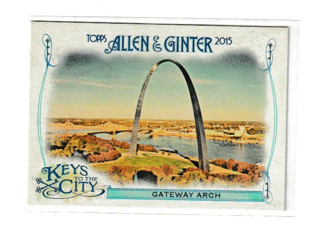 2015 Topps Allen and Ginter Keys To The City #KTC-2 Gateway Arch