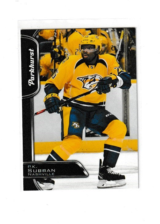 2016-17 Parkhurst Black #185 P.K. Subban