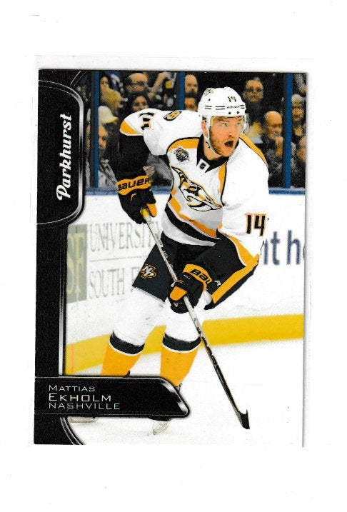 2016-17 Parkhurst Black #186 Mattias Ekholm