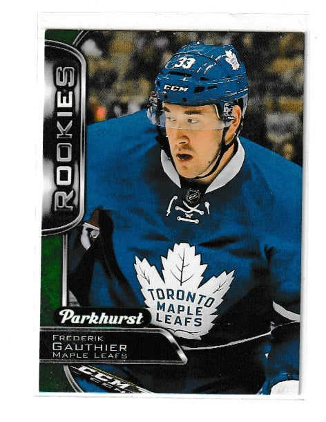 2016-17 Parkhurst Rookies #359 Frederik Gauthier