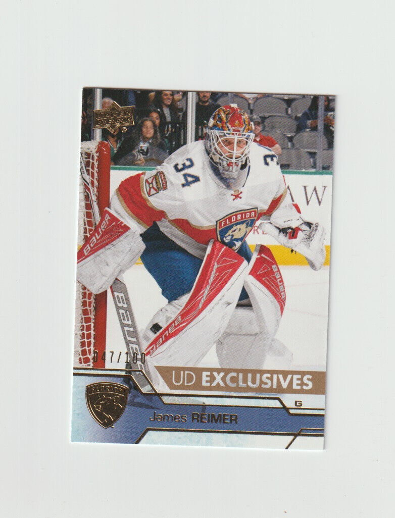 2016-17 Upper Deck Exclusives #334 James Reimer