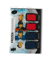Load image into Gallery viewer, 2016-17 Upper Deck Ice Frozen Foursomes #F4-RC2 Kasperi Kapanen, William Nylander, Pavel Zacha &amp; Anthony Mantha

