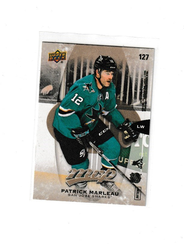 2016-17 Upper Deck MVP Puzzle Back #127 Patrick Marleau