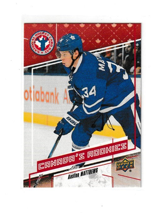 2016-17 Upper Deck National Hockey Card Day #CAN1 Auston Matthews