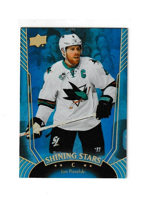 2016-17 Upper Deck Shining Stars Royal Blue #SS-24 Joe Pavelski