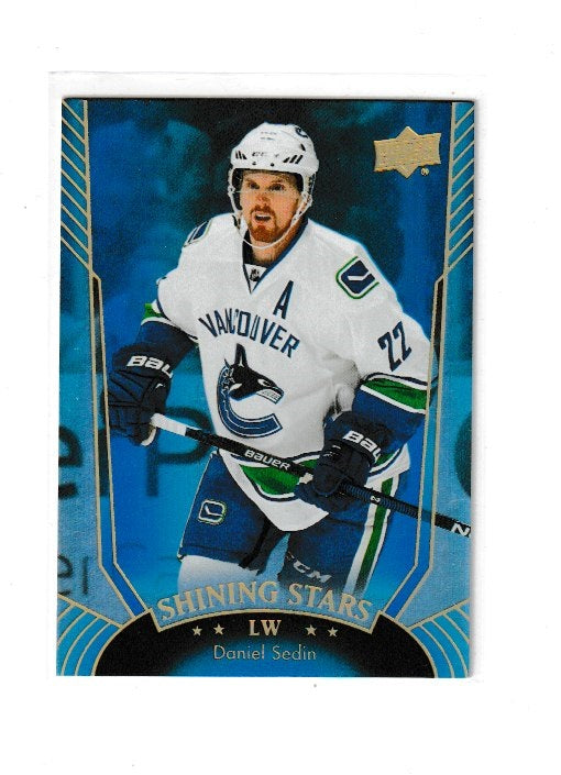 2016-17 Upper Deck Shining Stars Royal Blue #SS-35 Daniel Sedin