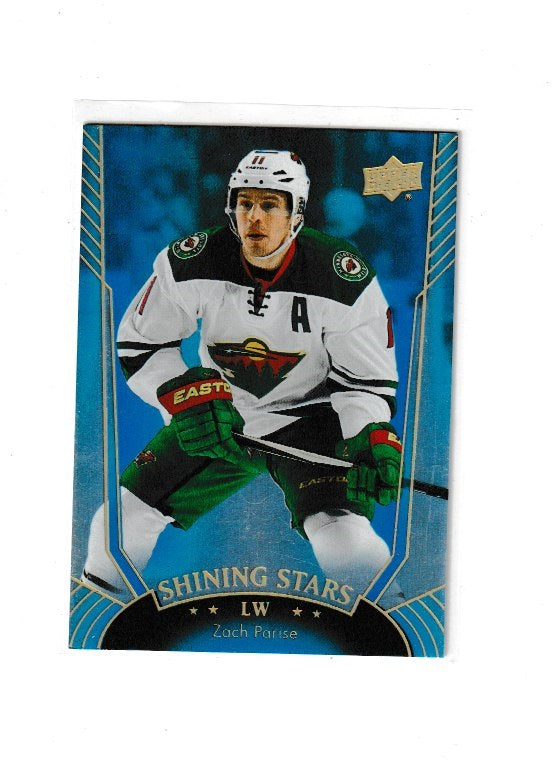 2016-17 Upper Deck Shining Stars Royal Blue #SS-40 Zach Parise