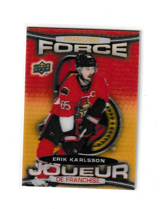 2016-17 Upper Deck Tim Hortons Franchise Force #FF-7 Erik Karlsson