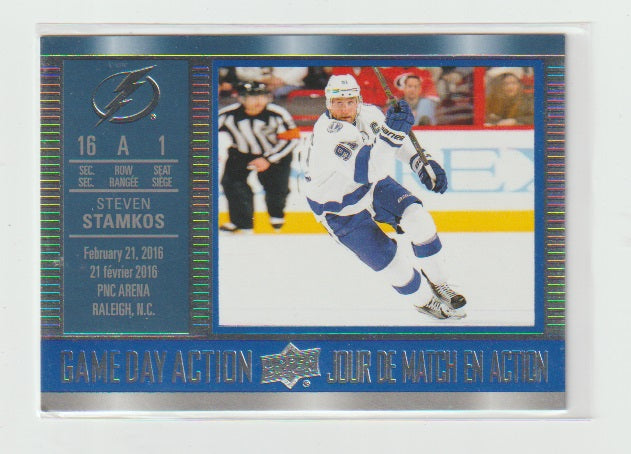 2016-17 Upper Deck Tim Hortons Game Day Action #GDA-11 Steven Stamkos