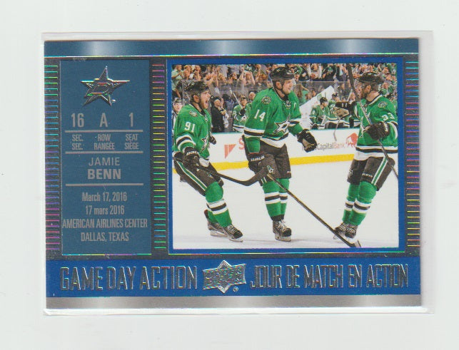 2016-17 Upper Deck Tim Hortons Game Day Action #GDA-5 Jamie Benn