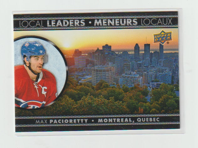 2016-17 Upper Deck Tim Hortons Local Leaders #LL-3 Max Pacioretty