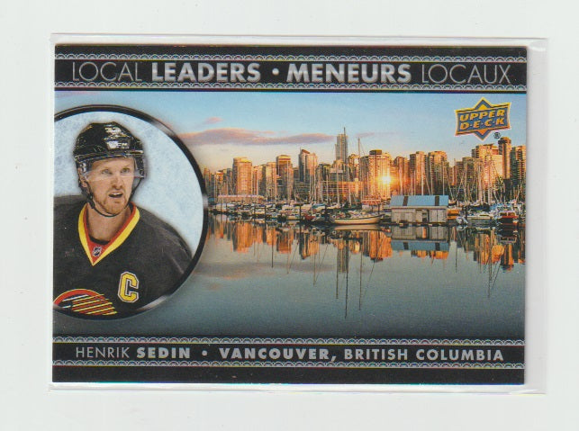 2016-17 Upper Deck Tim Hortons Local Leaders #LL-6 Henrik Sedin