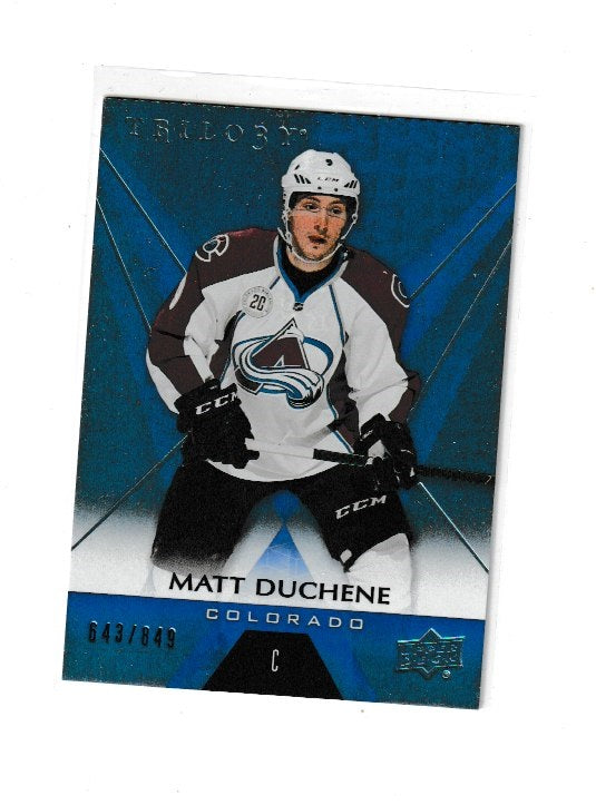 2016-17 Upper Deck Trilogy Rainbow Blue #19 Matt Duchene