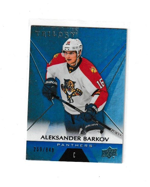 2016-17 Upper Deck Trilogy Rainbow Blue #28 Aleksander Narkov