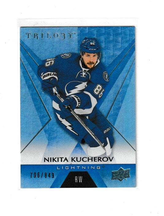 2016-17 Upper Deck Trilogy Rainbow Blue #29 Nikita Kucherov