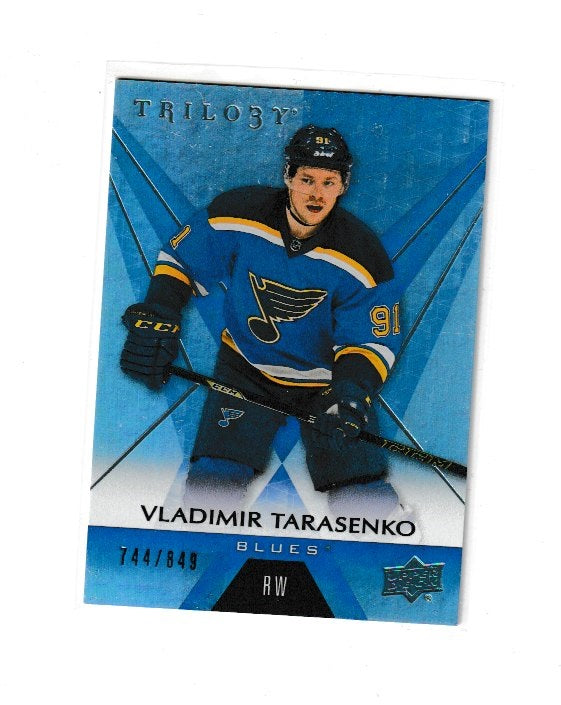 2016-17 Upper Deck Trilogy Rainbow Blue #49 Vladimir Tarasenko