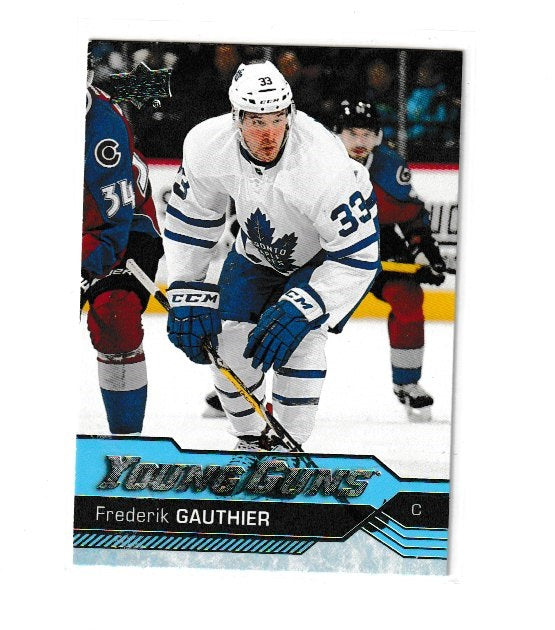 2016-17 Upper Deck Young Guns #460 Frederik Gauthier Rookie