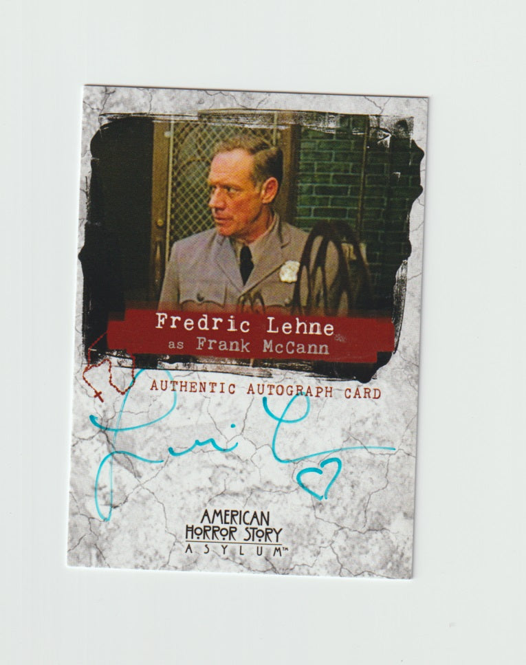 2016 American Horror Story Asylum Autographs #AFL Fredric Lehne as Frank McCann