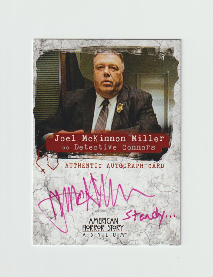 2016 American Horror Story Asylum Autographs #AJM Joel McKinnon Miller as Detective Connors