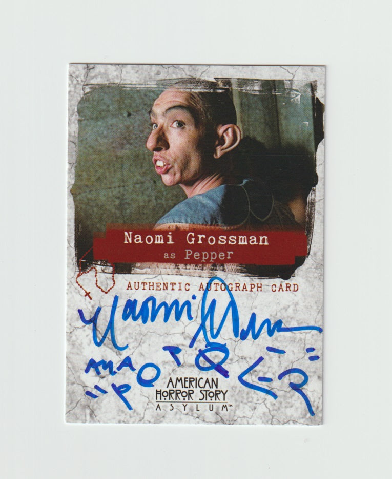 2016 American Horror Story Asylum Autographs #ANG Naomi Grossman as Pepper