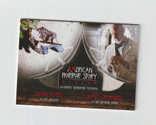 Load image into Gallery viewer, 2016 American Horror Story Asylum Costume Relics Dual #CD15 Evan Peters &amp; James Cromwell
