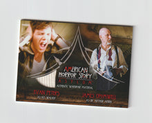 Load image into Gallery viewer, 2016 American Horror Story Asylum Costume Relics Dual #CD3 Evan Peters &amp; James Cromwell
