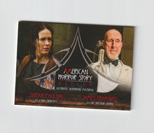 Load image into Gallery viewer, 2016 American Horror Story Asylum Costume Relics Dual #CD8 Sarah Paulson &amp; James Cromwell
