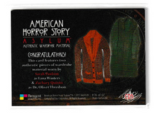 Load image into Gallery viewer, 2016 American Horror Story Asylum #CD5 Sarah Paulson as Lana Winters &amp; Zachary Quinto as Dr Oliver Thredson
