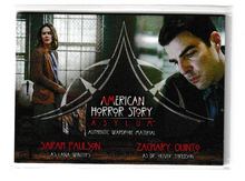 Load image into Gallery viewer, 2016 American Horror Story Asylum #CD5 Sarah Paulson as Lana Winters &amp; Zachary Quinto as Dr Oliver Thredson

