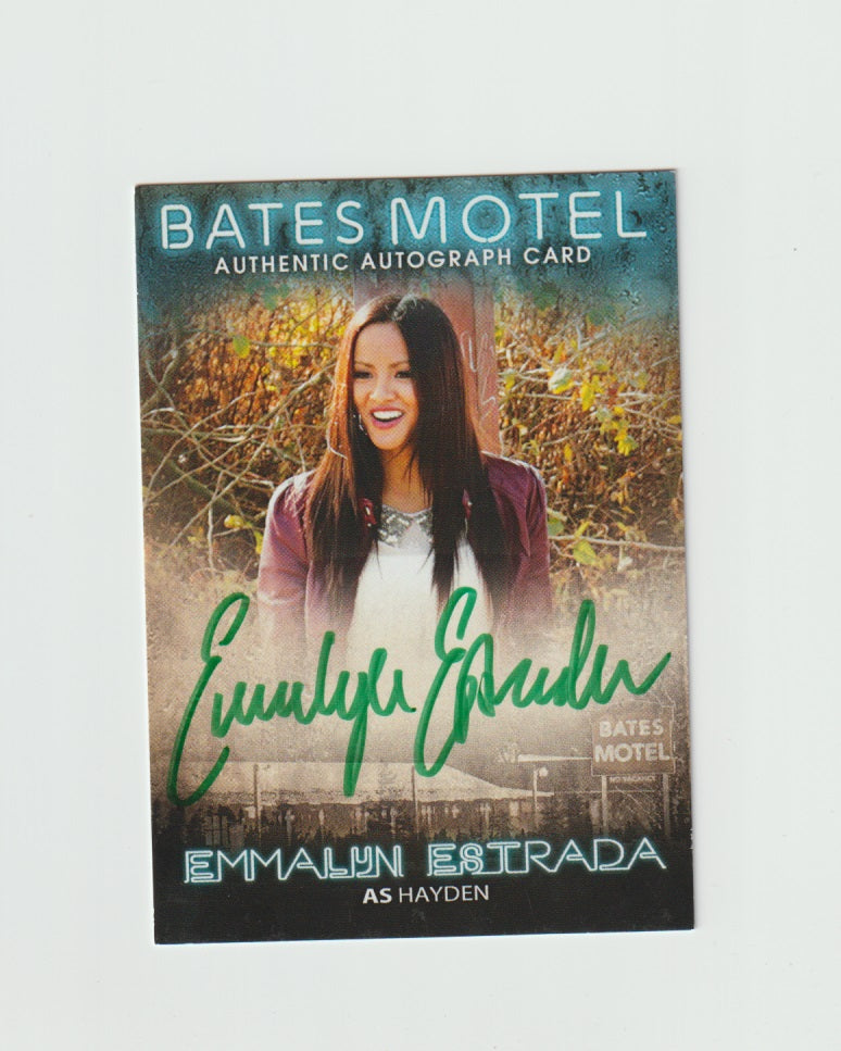 2016 Bates Motel Season 1 & 2 Autograph #ACCEE Emmalyn Estrada as Hayden