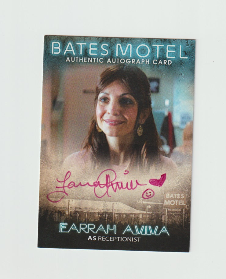 2016 Bates Motel Season 1 & 2 Autograph #ACCFA Farrah Aviva as Receptionist