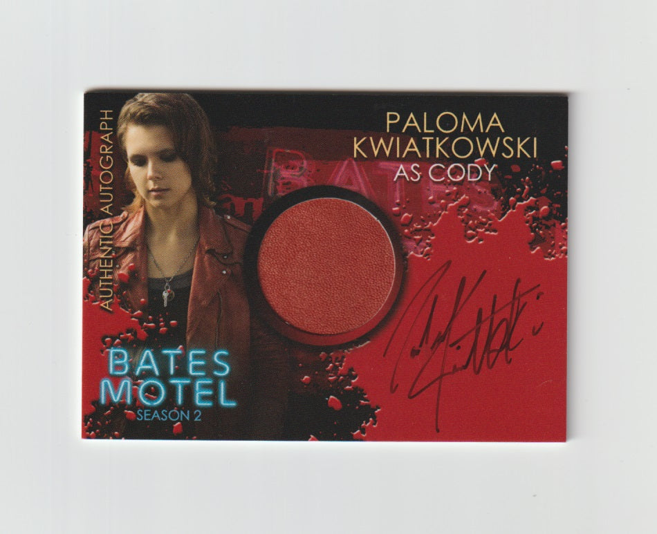 2016 Bates Motel Season 2 Autographed Costumes #CAPK Paloma Kwiatkowski as Cody Brennan