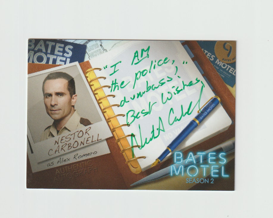 2016 Bates Motel Season 2 Autographs #ANC1 Nestor Carbonell as Sheriff Alex Romero