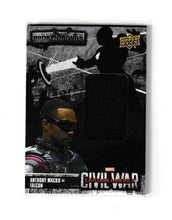 Load image into Gallery viewer, 2016 Captain America Civil War Broken Bonds Relics #BB-FA Anthony Mackie as Falcon
