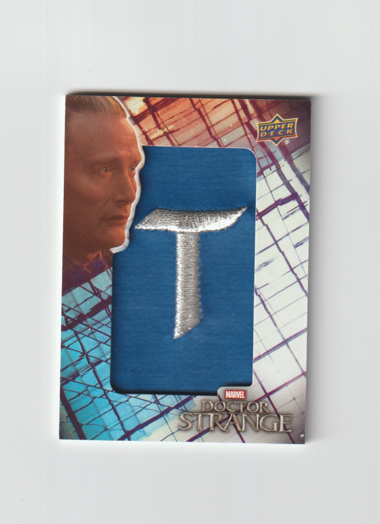2016 Doctor Strange Letterman Patches #LPMM-4 Mads Mikkelson as Kaecilius T