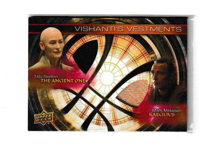 2016 Doctor Strange  Vishanti's Vestments Dual #VHD-KA Tilda Swinton as The Ancient One & Mads Mikkelsen as Kaecilius