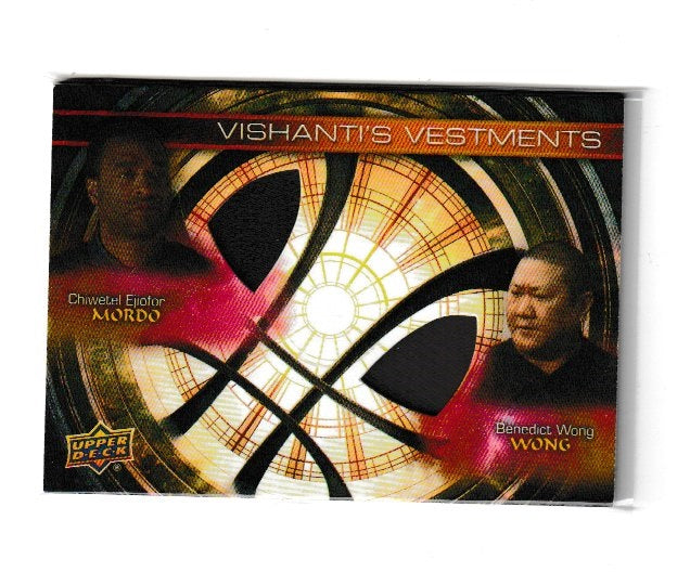 2016 Doctor Strange  Vishanti's Vestments Dual #VHD-WB Chiwetel Ejiofor as Mordo & Benedict Wong as Wong